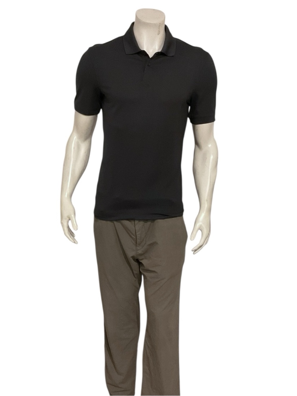 lululemon Men’s Grey Tech Pique Polo Shirt